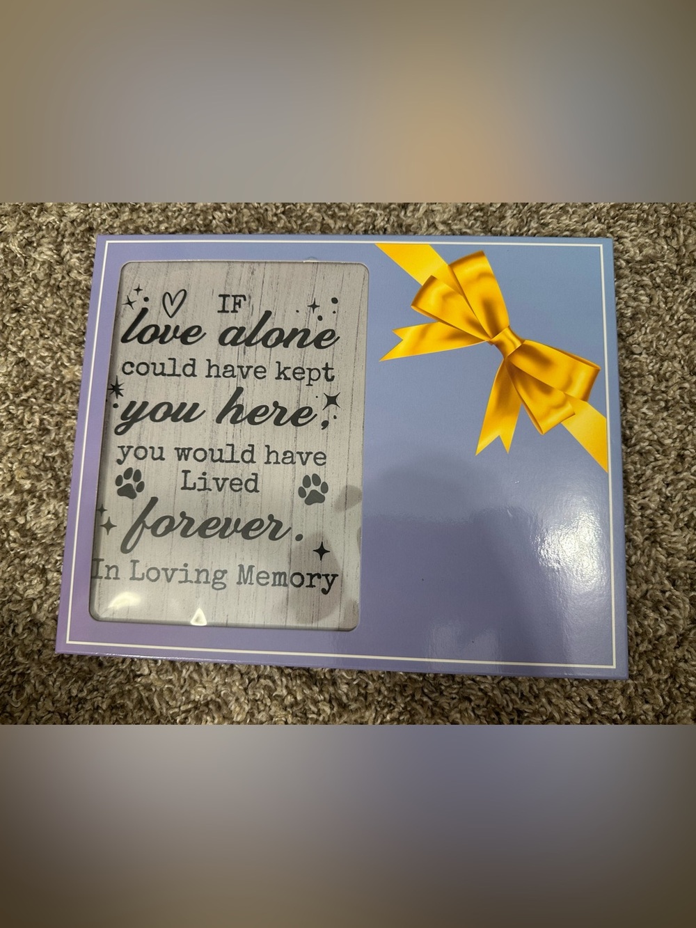 Pet Memory Picture Frame - Picture 3 of 3